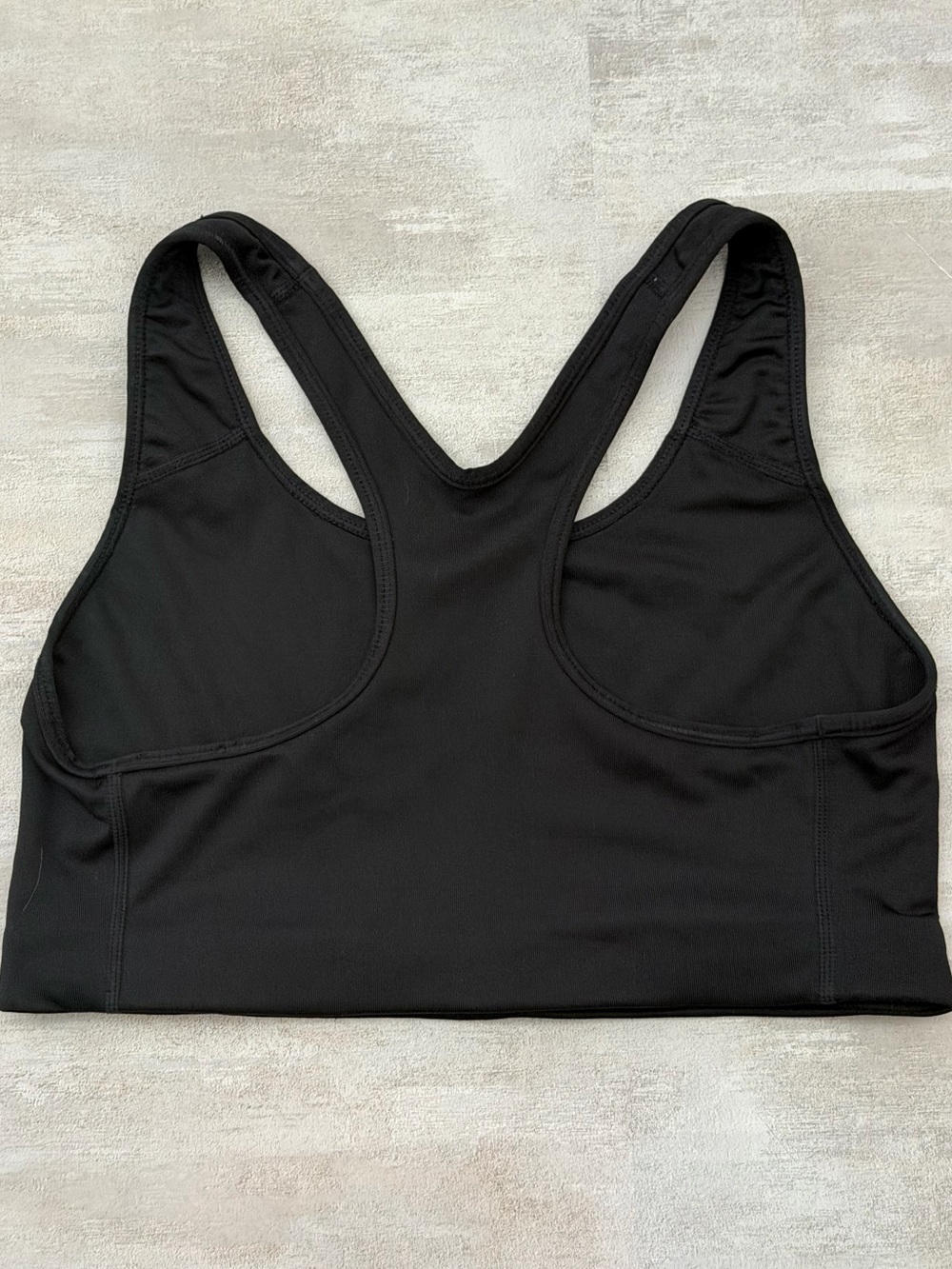 Nike | Dri-FIT Black Sports Bra with White Logo - Size Small - Picture 3 of 4